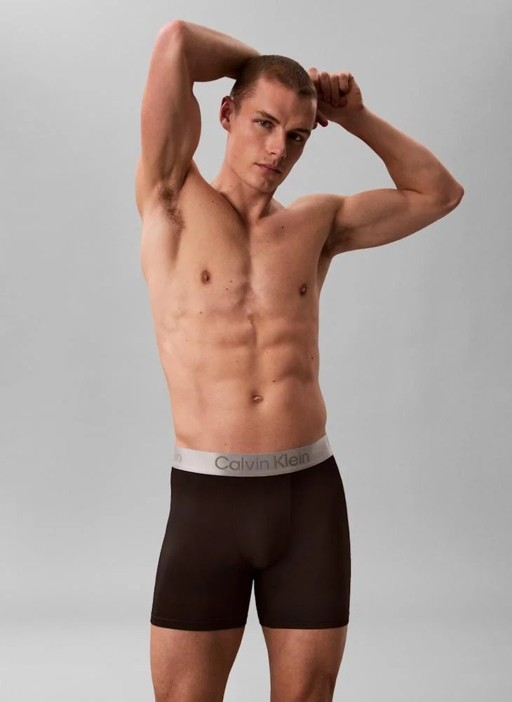 CALVIN KLEIN 3 Pack Boxer Briefs - Micro Stretch